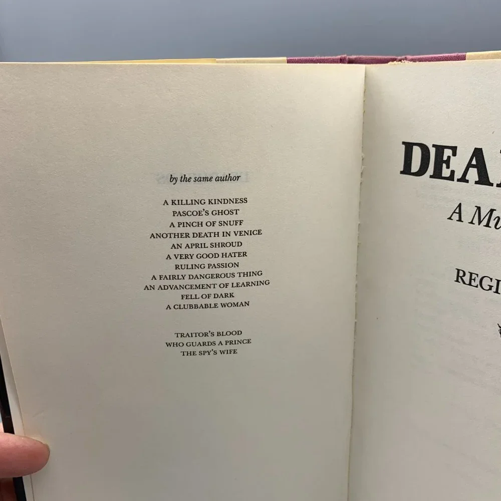 Dead-Heads A Murder Mystery by Reginald Hill